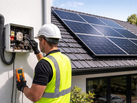 DC isolator assessment checking make, age, condition, and compliance status to determine replacement need – Ares Energy & Electricals