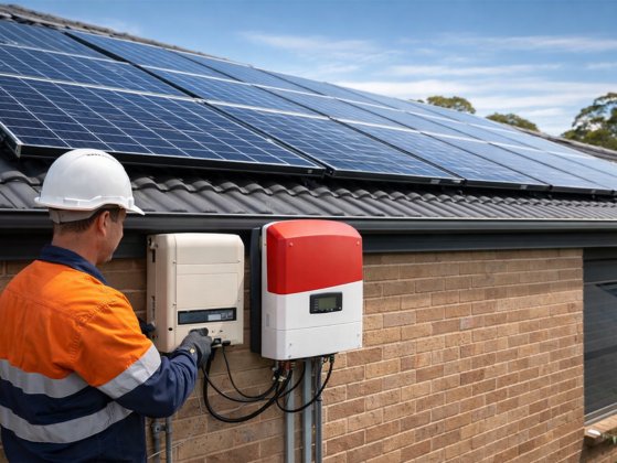 Solar inverter replacement being carried out on a residential system where repair is no longer viable – Ares Energy & Electricals